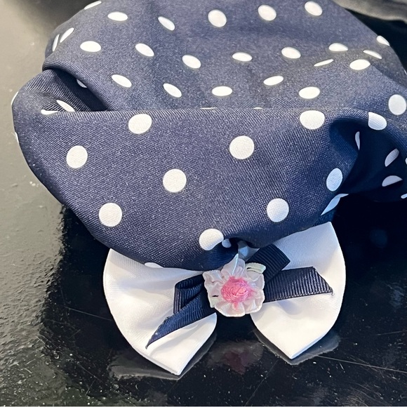 4 pc Navy Polka Dot 3-6 months Bonnie Baby - Picture 5 of 9